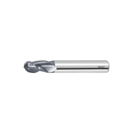 Garant Solid Carbide Ball Nose End Mill, TiAlN Coated, 12 mm 207381 12